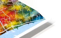 Valencia Spain Map HD Metal print