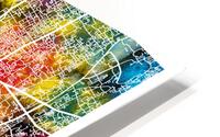 Varanasi Uttar Pradesh City Map HD Metal print