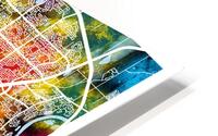 Edmonton Canada City Map HD Metal print