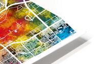 Calgary Canada City Map HD Metal print