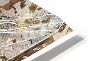 Mexico City Mexico Road Map HD Metal print