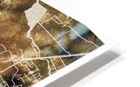 Baoding China City Road Map HD Metal print