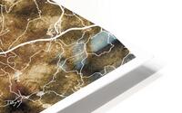 Mianyang China Map HD Metal print