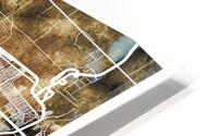 Mexicali Mexico City Road Map HD Metal print