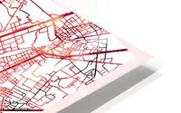 Milan Italy Map HD Metal print