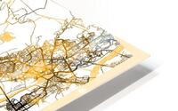 Mumbai City Map HD Metal print