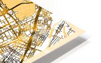 Hanoi City Map HD Metal print