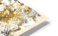 Lima City Map HD Metal print