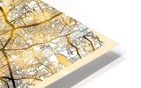 Bengaluru City Map HD Metal print