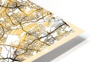 London City Map HD Metal print
