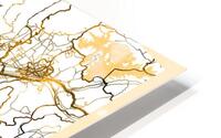 Beijing City Map HD Metal print