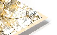 Lagos City Map HD Metal print