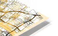 Hangzhou City Map HD Metal print