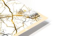 Shenyang City Map HD Metal print