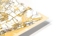 Chennai City Map HD Metal print