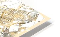 Riyadh City Map HD Metal print