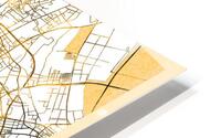 Ningbo City Map HD Metal print