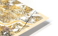 Osaka City Map HD Metal print