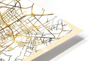 Urumqi City Map HD Metal print