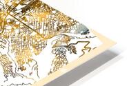 Quito City Map HD Metal print