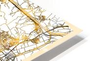 Incheon City Map HD Metal print