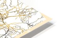 Changsha City Map HD Metal print