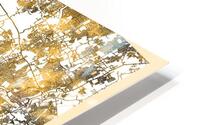 Bekasi City Map HD Metal print
