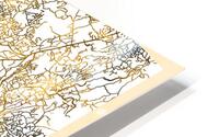 Kathmandu Nepal Map HD Metal print