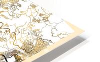 Amman Jordan City Map HD Metal print
