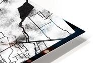 Baoding China City Street Map HD Metal print