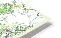 Douala Cameroon City Map HD Metal print