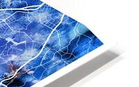 Dalian China City Map HD Metal print