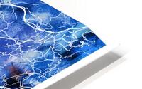 Kunming China City Map HD Metal print