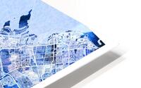 Dubai UAE City Map HD Metal print