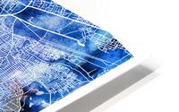 Lubumbashi DR Congo City Map HD Metal print