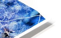 Bucharest Romania City Map HD Metal print