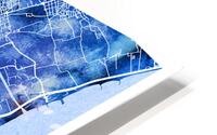 Valencia Spain Map HD Metal print