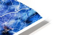 Mianyang China Map HD Metal print