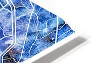 Ciudad Juarez Mexico Map HD Metal print