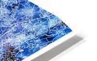 Kathmandu Nepal Map HD Metal print