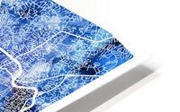 Kampala Uganda City Map HD Metal print
