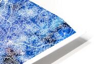 Yaounde Cameroon City Map HD Metal print