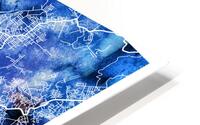 Douala Cameroon City Map HD Metal print