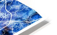 Zigong China City Map HD Metal print