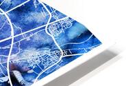 Munich Germany City Map HD Metal print