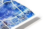Calgary Canada City Map HD Metal print