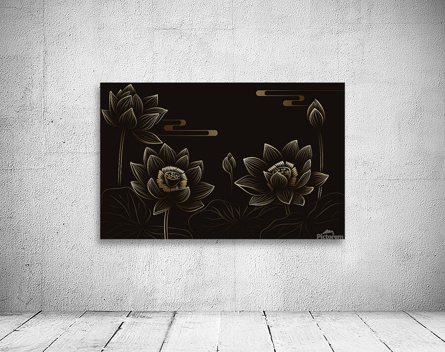 Gold Flower Wall Preview