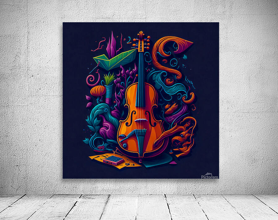 Guitar art work Wall Preview