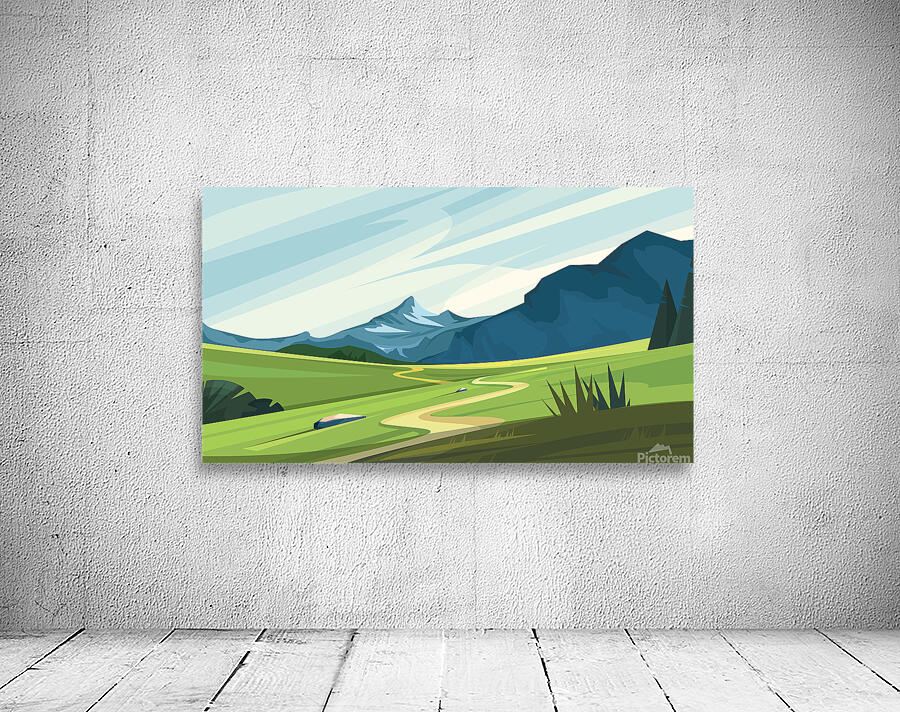 Mountain landscape Wall Preview