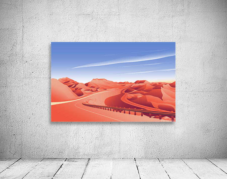  Desert hill road Wall Preview